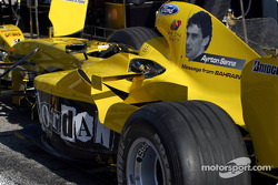 Tribute to Ayrton Senna on the Jordan