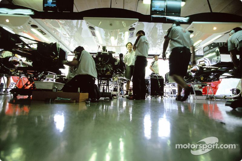 Área de garage de BAR-Honda 