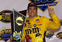Victory lane: race winner Elliott Sadler celebrates