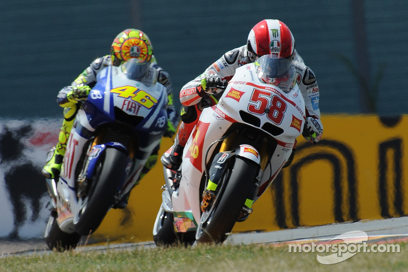 Suivi de près par Rossi