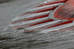 Pluie sur la piste