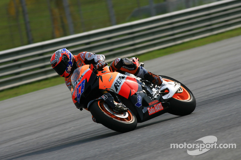 Casey Stoner of Repsol Honda Team