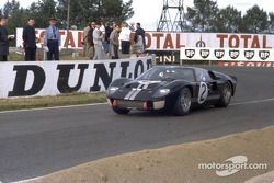 Ford's first win in the 24 Hours of Le Mans, 1966: the winning Ford GT-40 Mark II driven by Bruce Mc