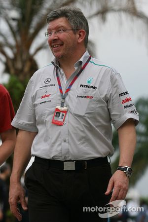 Ross Brawn, director de equipo, Mercedes GP