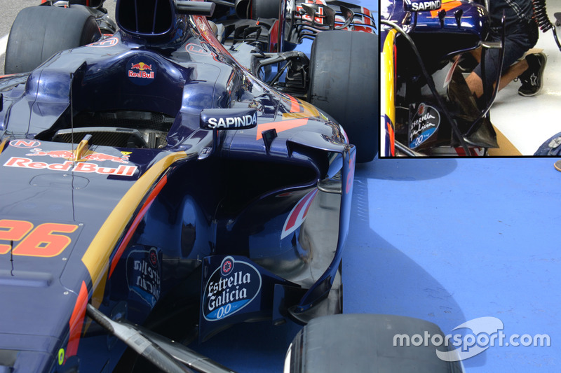 Toro Rosso STR11: Seitenkästen