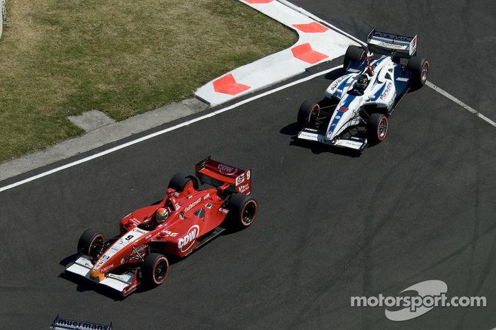 Justin Wilson y Paul Tracy