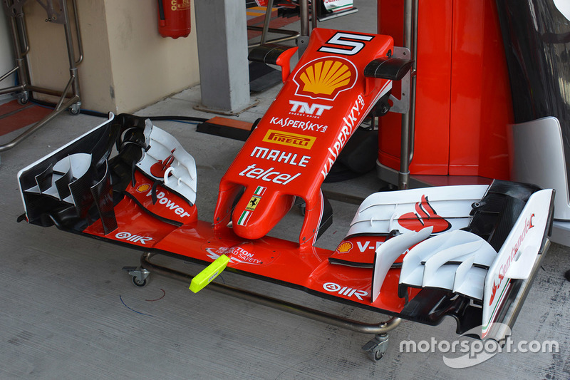 Ferrari SF16-H: Frontflügel
