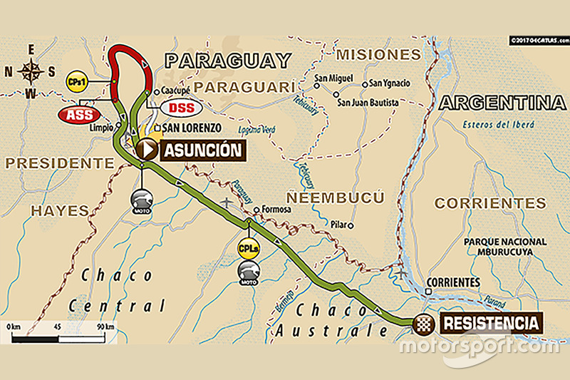 Etapa 1: Asunción - Resistencia