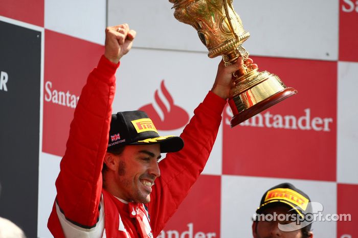 Fernando Alonso, 1º en el GP de Gran Bretaña 2011