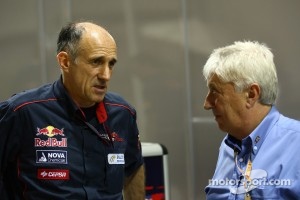 Franz Tost, Scuderia Toro Rosso, Team Principal with Charlie Whiting, FIA Safty delegate, Race director & offical starter
