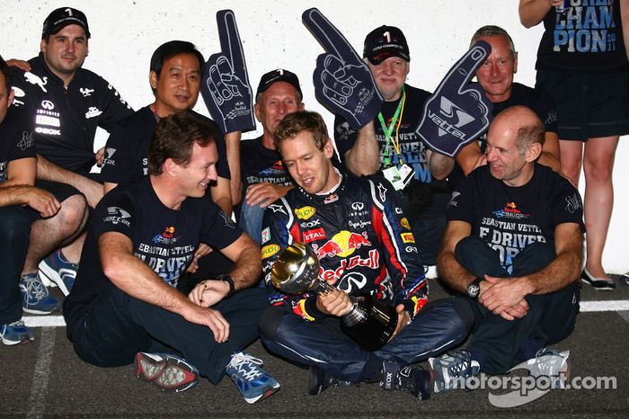 Sebastian Vettel, Red Bull Racing, campeón del mundo de F1 2011