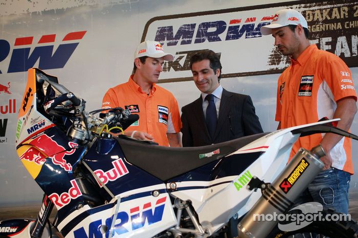 Marc Coma y Joan Pedrero descubren sus KTM