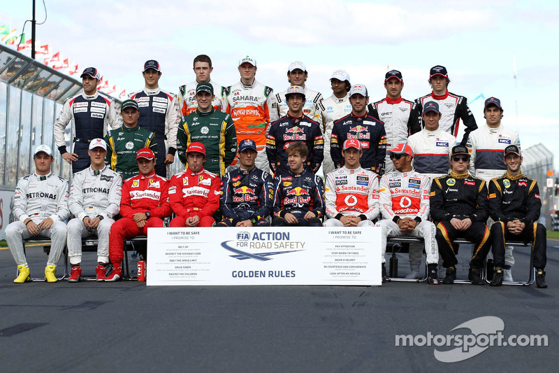 2012 Formula 1 sezonu pilotları