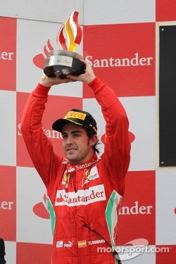 2nd place Fernando Alonso, Scuderia Ferrari