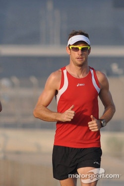 Jenson Button, McLaren Mercedes runs the track