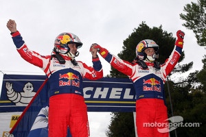 Winners Sébastien Loeb and Daniel Elena, Citroën DS3 WRC, Citroën Total World Rally Team