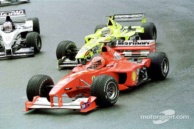 Michael Schumacher lors du GP de Belgique