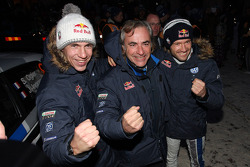 Sébastien Ogier et Julien Ingrassia, Volkswagen Polo WRC, Volkswagen Motorsport ; Carlos Sainz