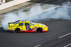 Race winner John Wes Townley celebrates