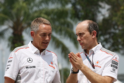 Martin Whitmarsh et Phil Prew (McLaren)