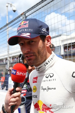 Mark Webber, Red Bull Racing on the grid