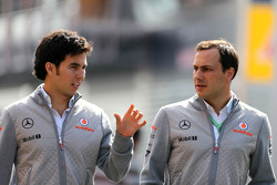 Sergio Perez, McLaren Mercedes en Gary Paffett, Test Driver, McLaren Mercedes