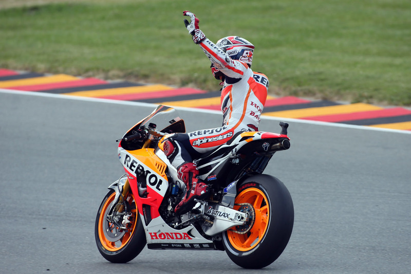 Ganador de la carrera Marc Márquez Repsol Honda team