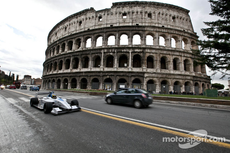Test driver Lucas di Grassi, presentazione di Roma della Formula E