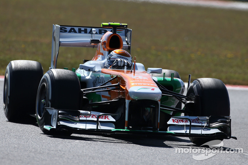 Adrian Sutil, Sahara Force India F1 Team 04 op Koreaanse GP Formule 1 foto's Adrian Sutil, Sahara Force India F1 Team 04 op Koreaanse GP Formule 1 foto's