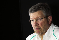 Ross Brawn, Mercedes AMG F1 Team Principal in the FIA Press Conference