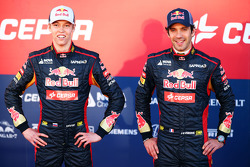 Daniil Kvyat and Jean-Eric Vergne unveil the Scuderia Toro Rosso STR9
