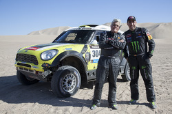 Jay Leno y Nani Roma comparten el Mini ganador del Dakar