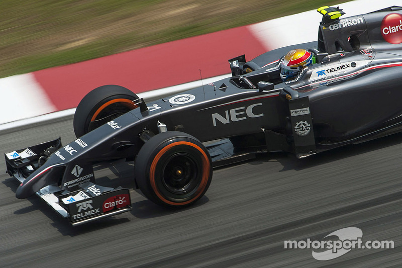 Esteban Gutierrez, Sauber C33 at Malaysian GP