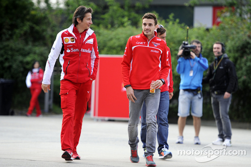 Massimo Rivola, Ferrari deportivo Director con Jules Bianchi, Marussia F1 Team