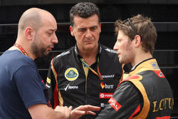 Gérard Lopez avec Federico Gastaldi et Romain Grosjan