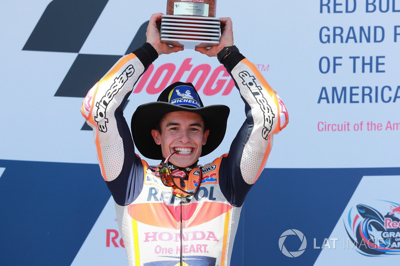 Podyum: Yarış galibi Marc Marquez, Repsol Honda Team