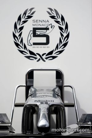 McLaren celebra cinco victorias en el GP de Monaco de Ayrton Senna