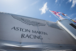 Aston Martin Racing paddock area