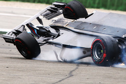 Felipe Massa, Williams F1 in a big crash