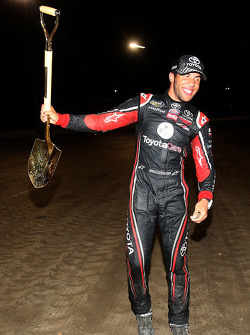 Race winner Darrell Wallace Jr.