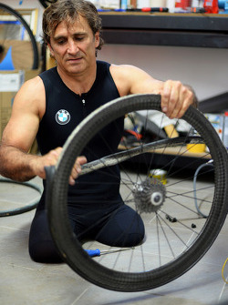 BMW works driver Alessandro Zanardi takes up the triathlon BMW works driver Alessandro Zanardi takes up the triathlon