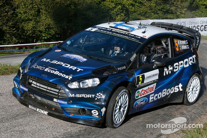 2014: Mikko Hirvonen y Jarmo Lehtinen, M-Sport World Rally Team, Ford Fiesta WRC