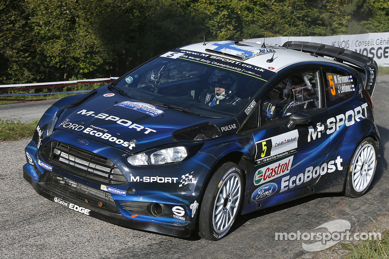 Mikko Hirvonen e Jarmo Lehtinen, M-Sport Ford Fiesta WRC