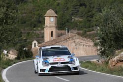 Sébastien Ogier,和Julien Ingrassia, 大众 Polo WRC, 大众 Motorsport