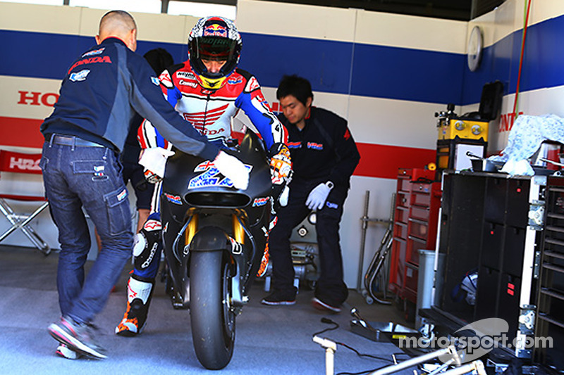 Casey Stoner Honda MotoGP testi