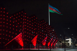 Baku bei Nacht