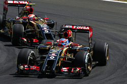 Romaen Grosjean, Lotus F1 E22 lidera a su compañero Pastor Maldonado, Lotus F1 E21