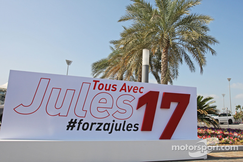 Un messaggio di supporto per Jules Bianchi