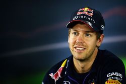Sebastian Vettel, Red Bull Racing na conferência de imprensa