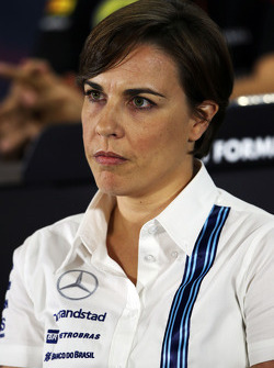 Claire Williams lors de la conférence de presse FIA